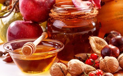 Мёд, яблоки и осенний урожай